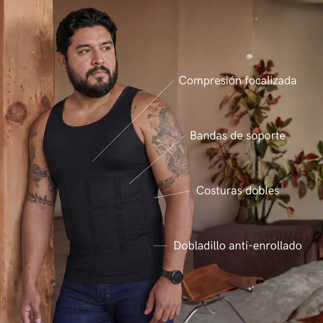 Camiseta ShapeFit Men – Define tu silueta bajo cualquier camisa