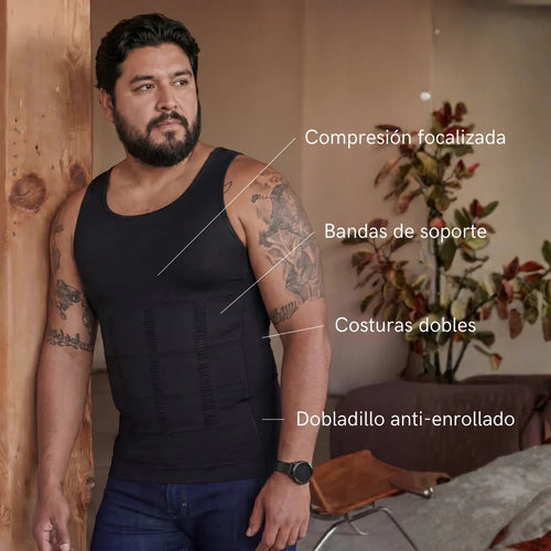 Camiseta ShapeFit Men – Define tu silueta bajo cualquier camisa