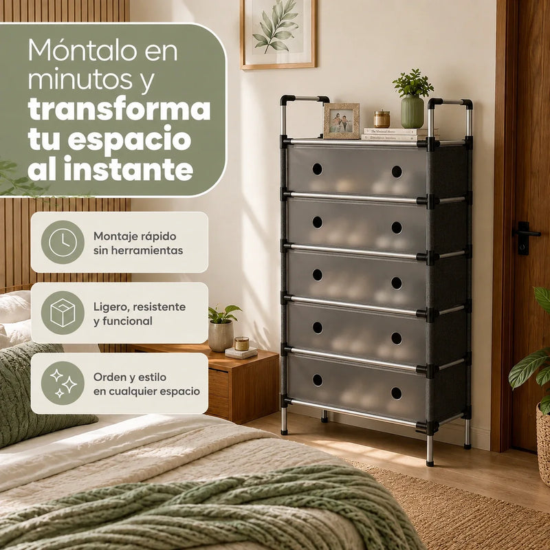 SmartOrganizer: Organizador de Zapatos de 6 Niveles Práctico y Resistente