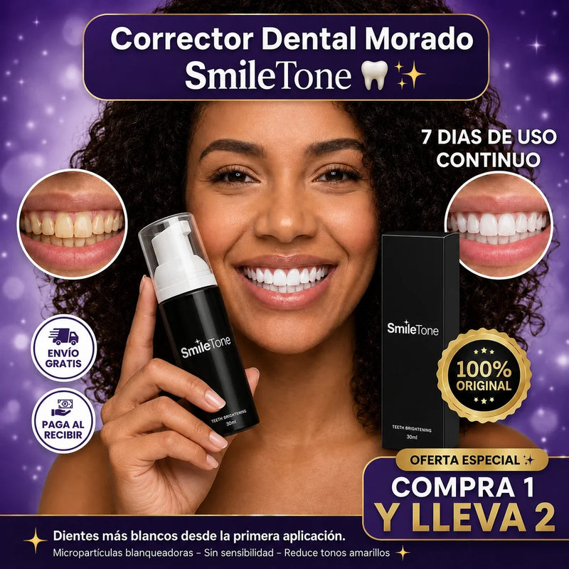 SmileTone - Neutraliza los Tonos Amarillos - Compra 1 y Llévate 2
