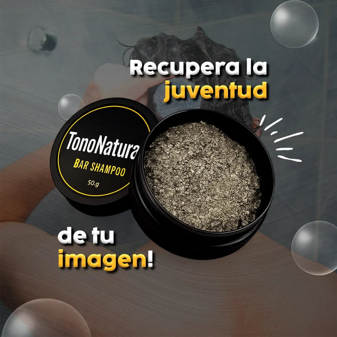 Jabón TonoNatural – Elimina el Cabello Blanco y Restaura el Color Natural