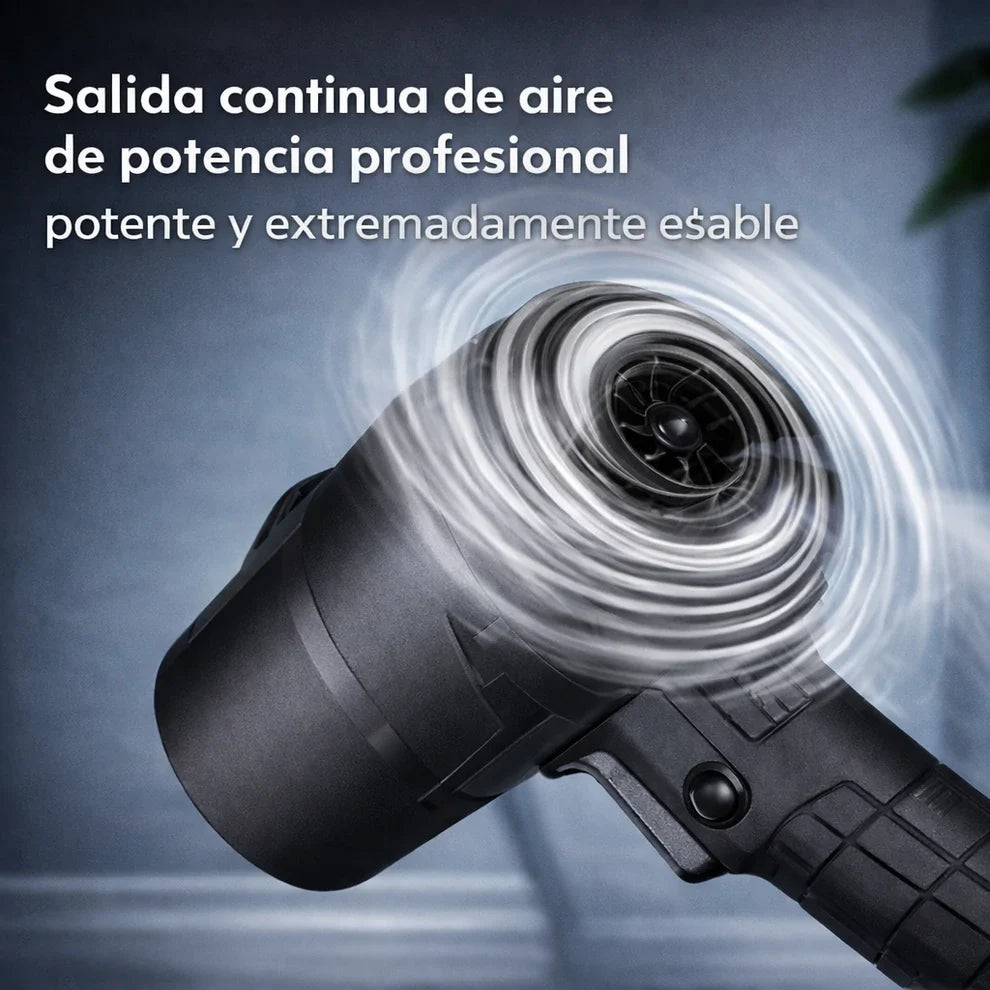 TurboBlow Max Soplador de Aire 1500W con Batería Recargable