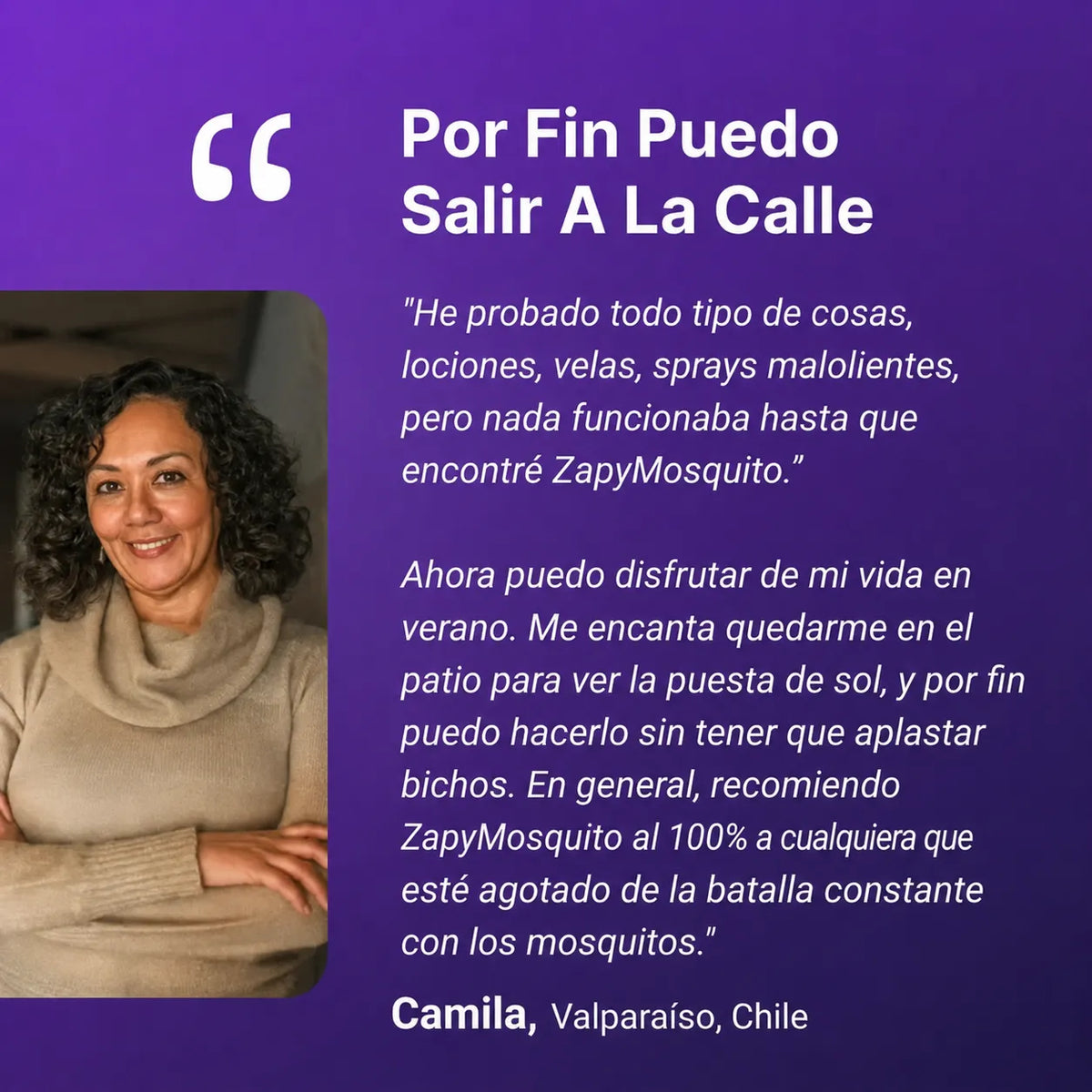 Un verano tranquilo, lejos de los mosquitos