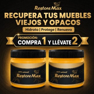 RestoreMax - Renueva Tus Muebles de Madera Viejos y Opacos - Compra 1 y Llévate 2
